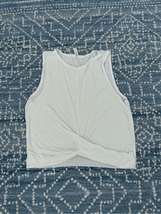 ALO Yoga Tops - Alo Yoga White Twisted Tank Top